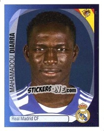 Cromo Mahamadou Diarra - UEFA Champions League 2007-2008 - Panini