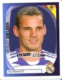 Sticker Wesley Sneijder - UEFA Champions League 2007-2008 - Panini