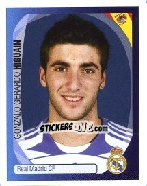 Sticker Gonzalo Gerardo Higuain - UEFA Champions League 2007-2008 n. 344 - Panini