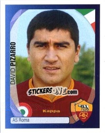 Sticker David Pizarro - UEFA Champions League 2007-2008 - Panini