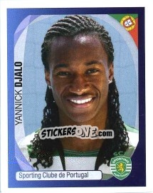 Cromo Yannick Djalo - UEFA Champions League 2007-2008 - Panini