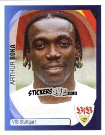 Cromo Arthur Boka - UEFA Champions League 2007-2008 - Panini