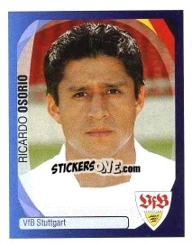 Sticker Ricardo Osorio - UEFA Champions League 2007-2008 n. 421 - Panini