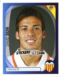 Sticker David Silva - UEFA Champions League 2007-2008 - Panini