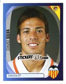 Sticker David Silva - UEFA Champions League 2007-2008 n. 444 - Panini