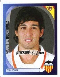 Sticker Vicente Rodriguez - UEFA Champions League 2007-2008 - Panini