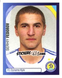 Cromo Serhiy Fedorov - UEFA Champions League 2007-2008 - Panini