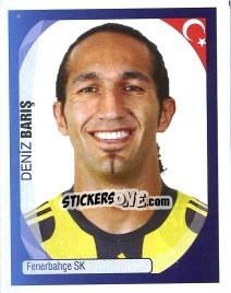 Figurina Deniz Bariş - UEFA Champions League 2007-2008 - Panini