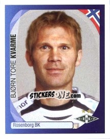 Cromo Bjørn Tore Kvarme - UEFA Champions League 2007-2008 - Panini