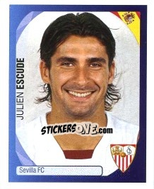 Sticker Julien Escude - UEFA Champions League 2007-2008 - Panini