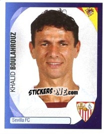 Cromo Khalid Boulahrouz - UEFA Champions League 2007-2008 - Panini