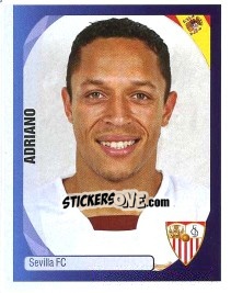 Cromo Adriano Correia - UEFA Champions League 2007-2008 - Panini