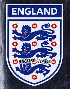 Sticker Fa Crest - England 2010 n. 1 - Topps