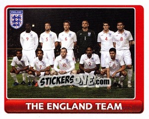 Sticker The England Team - England 2010 - Topps