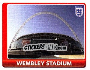 Sticker The Stadium: Wembley Stadium - England 2010 n. 7 - Topps