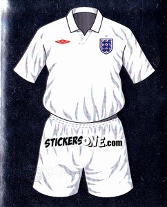 Sticker England Home Kit - England 2010 n. 8 - Topps