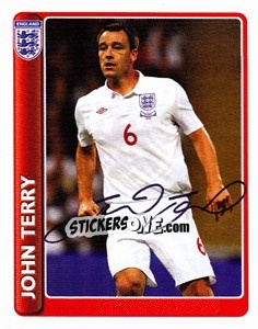 Sticker John Terry - England 2010 n. 13 - Topps