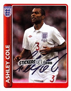 Sticker Ashley Cole - England 2010 n. 14 - Topps