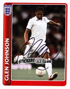 Sticker Glen Johnson - England 2010 n. 17 - Topps