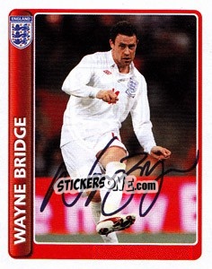 Sticker Wayne Bridge - England 2010 n. 18 - Topps