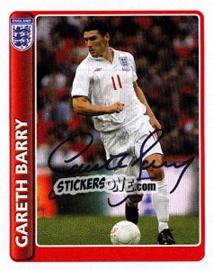 Sticker Gareth Barry - England 2010 n. 20 - Topps