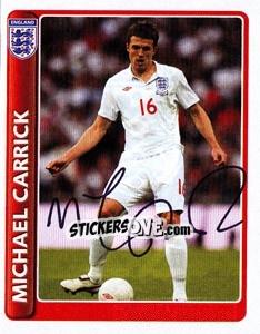 Sticker Michael Carrick - England 2010 n. 22 - Topps
