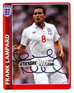 Sticker Frank Lampard - England 2010 n. 25 - Topps