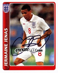 Sticker Jermaine Jenas - England 2010 - Topps