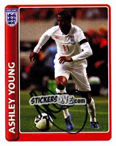 Sticker Ashley Young - England 2010 - Topps