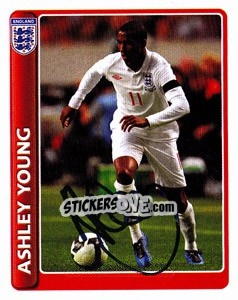 Sticker Ashley Young - England 2010 n. 27 - Topps