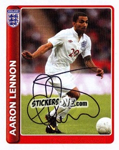 Figurina Aaron Lennon - England 2010 - Topps