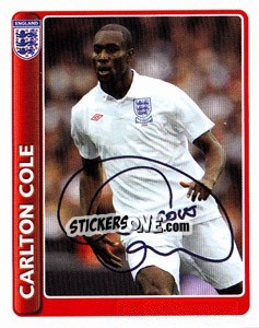 Cromo Carlton Cole - England 2010 - Topps