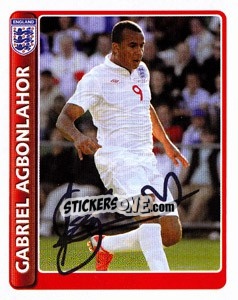Sticker Gabriel Agbonlahor - England 2010 - Topps