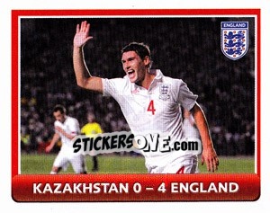 Sticker V Khazakhstan (Away) - England 2010 - Topps
