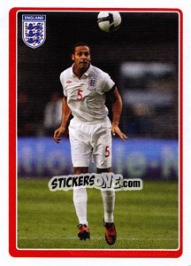 Sticker Rio Ferdinand - England 2010 n. 62 - Topps