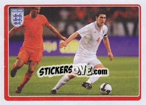 Sticker Gareth Barry - England 2010 n. 73 - Topps