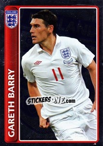 Sticker Gareth Barry - England 2010 n. 75 - Topps