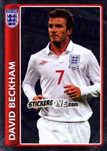 Sticker David Beckham - England 2010 n. 76 - Topps