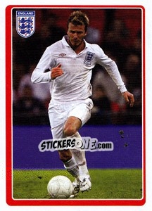 Sticker David Beckham - England 2010 n. 78 - Topps