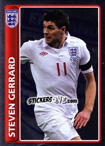 Sticker Steven Gerrard - England 2010 n. 86 - Topps