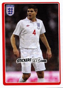 Sticker Steven Gerrard - England 2010 n. 87 - Topps