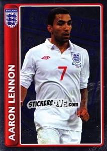 Sticker Aaron Lennon - England 2010 n. 92 - Topps