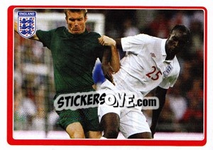 Sticker Carlton Cole - England 2010 n. 101 - Topps