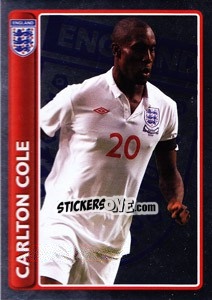 Sticker Carlton Cole - England 2010 n. 102 - Topps