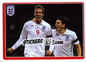 Sticker Peter Crouch - England 2010 - Topps