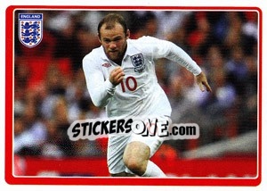 Sticker Wayne Rooney - England 2010 n. 114 - Topps