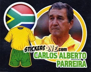 Sticker Country Flag / The Boss: Carlos Alberto Parreira