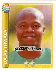 Sticker Lucas Thwala - England 2010 n. 133 - Topps