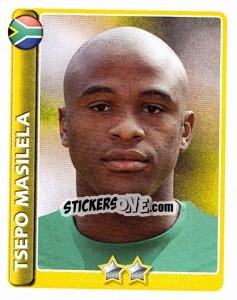 Sticker Tsepo Masilela - England 2010 n. 134 - Topps