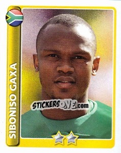 Sticker Siboniso Gaxa - England 2010 - Topps